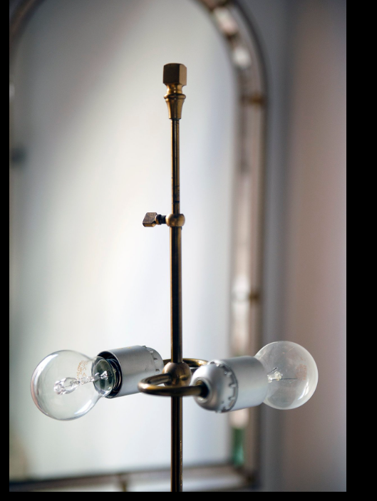 A LARGE WILLY DARO LAMP