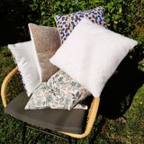 Coussin fleuri