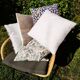 Coussin fleuri