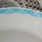 Lot 12 assiettes et plat Moulin des loups