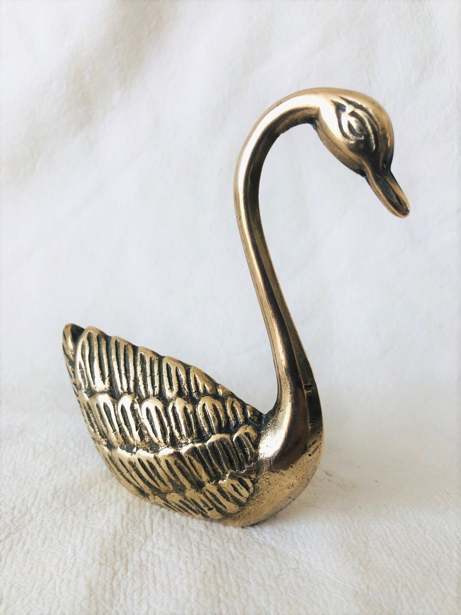 Ancient brass swan