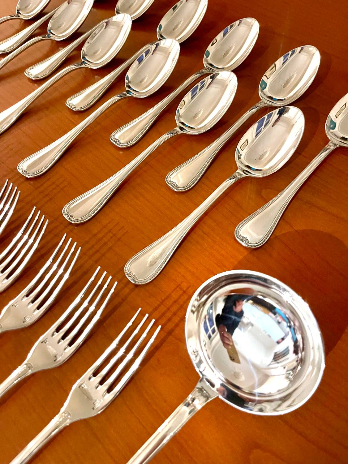 Christofle Malmaison cutlery set, new condition, 37 pieces