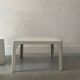 Prisunic off-white square coffee table, 1970s design