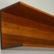 Solid teak wall shelf, 1960s Germany.