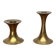 Mid-Century Brass Candleholders, 1960s, Set of 2