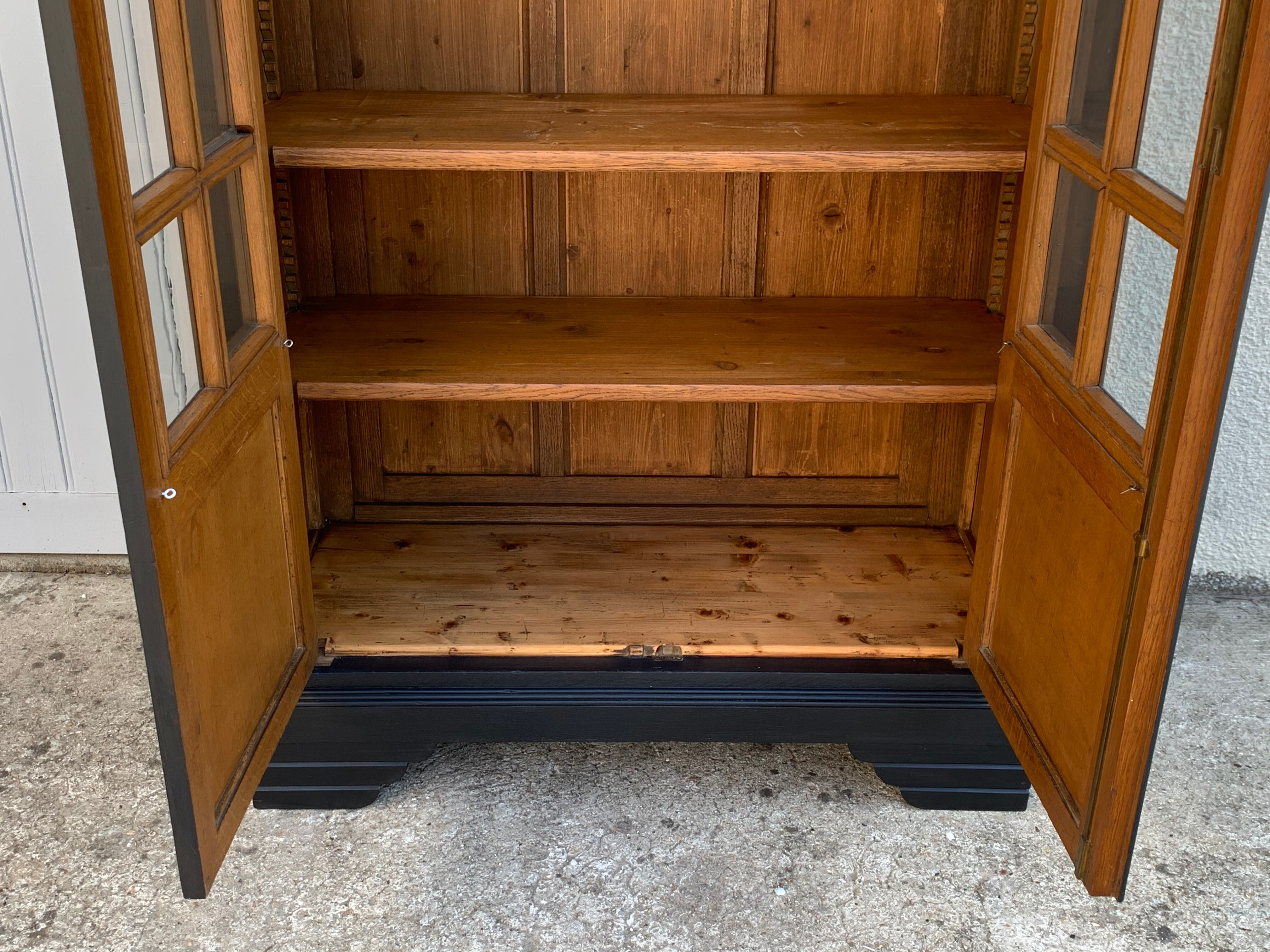 Glass-glazed Parisian wardrobe 1930