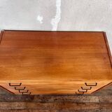 Vintage teak chest of drawers
