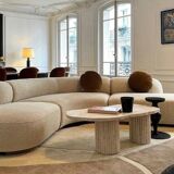 Table basse irrégulière Venus - Travertin Naturel