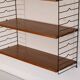 Swedish teak string shelf, 1960