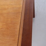 Brutalist Teak wood coffee table, 1970s