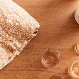 Set of 7 vintage pink glasses