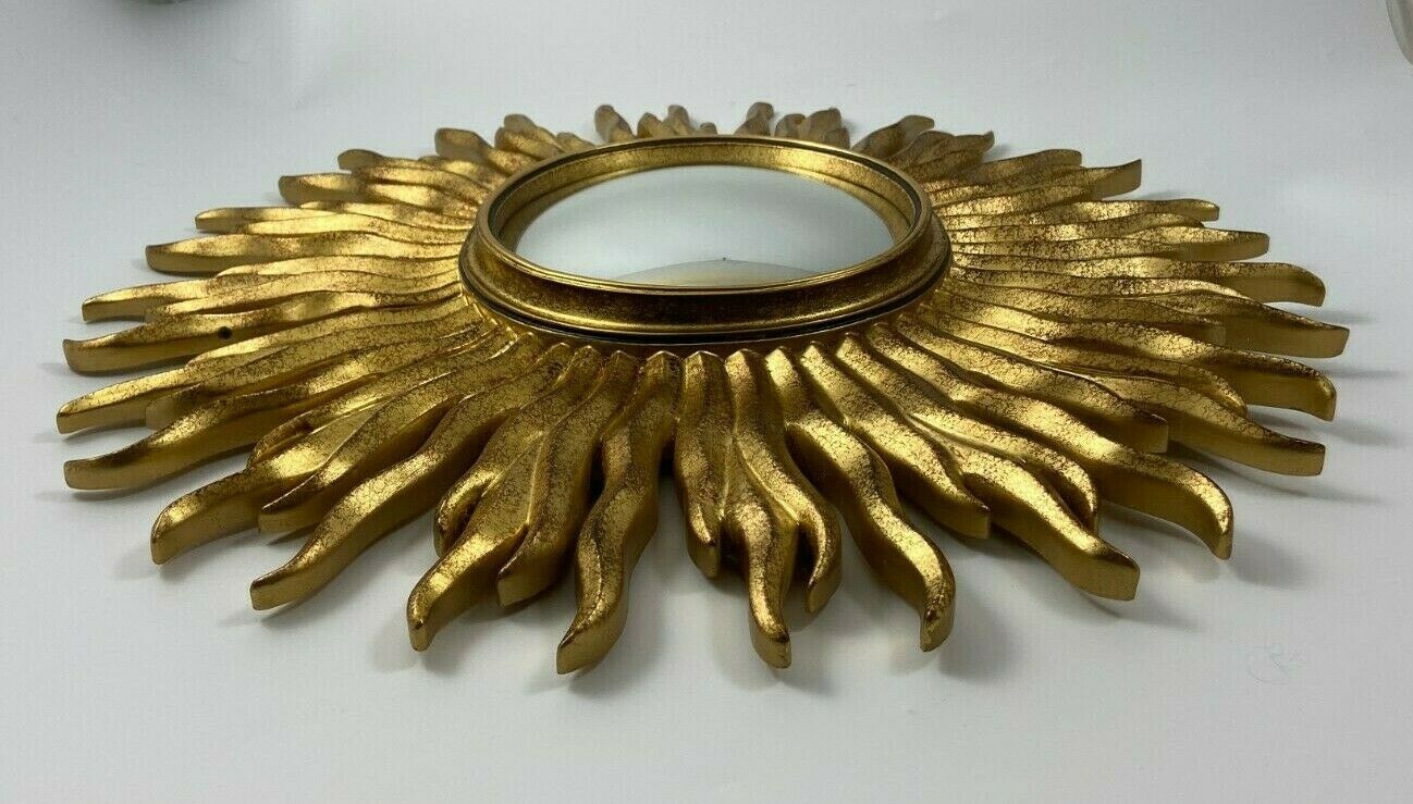Wizard mirror resine 1970 balthazar dore vintage 51cm