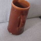 Glazed earthenware jug late 19th century milk pot