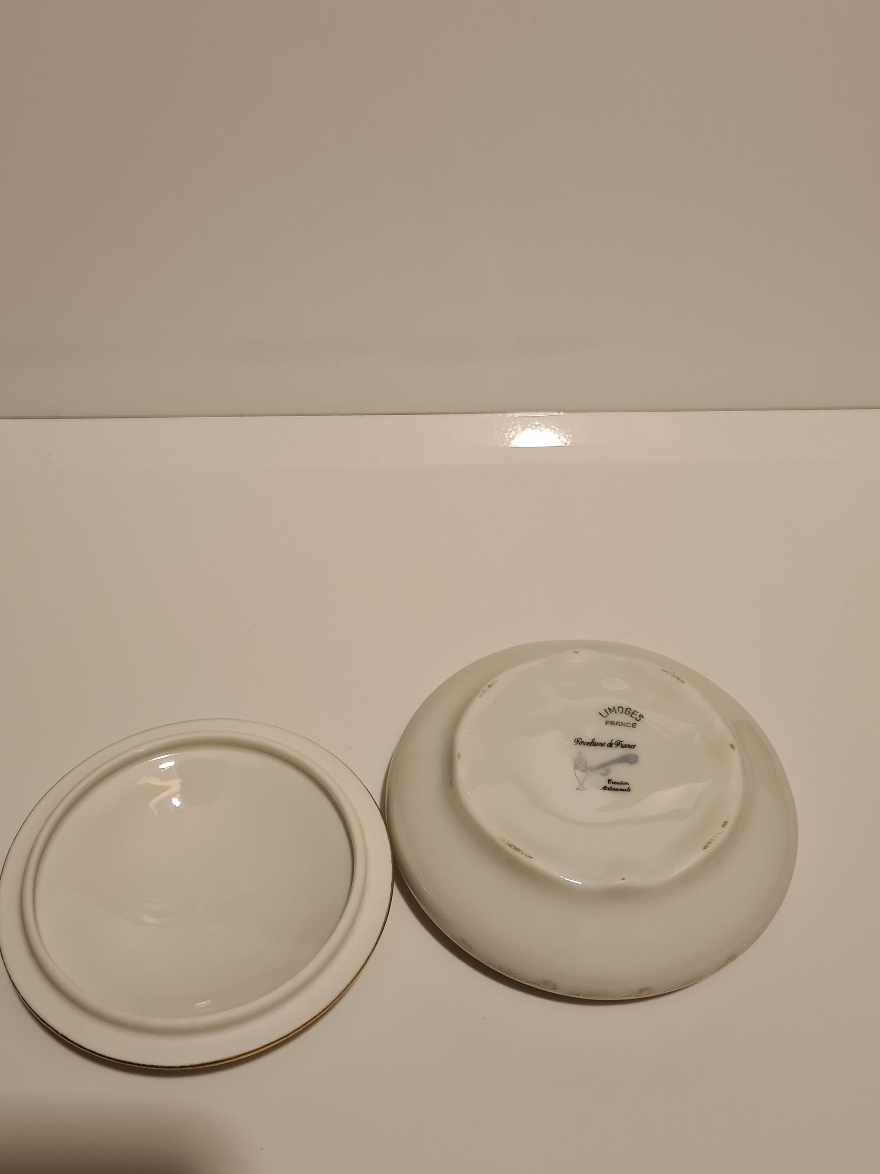 Candy porcelain Limoges floral decorations