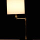 Brass swing arm desk lamp Deknudt 1970s