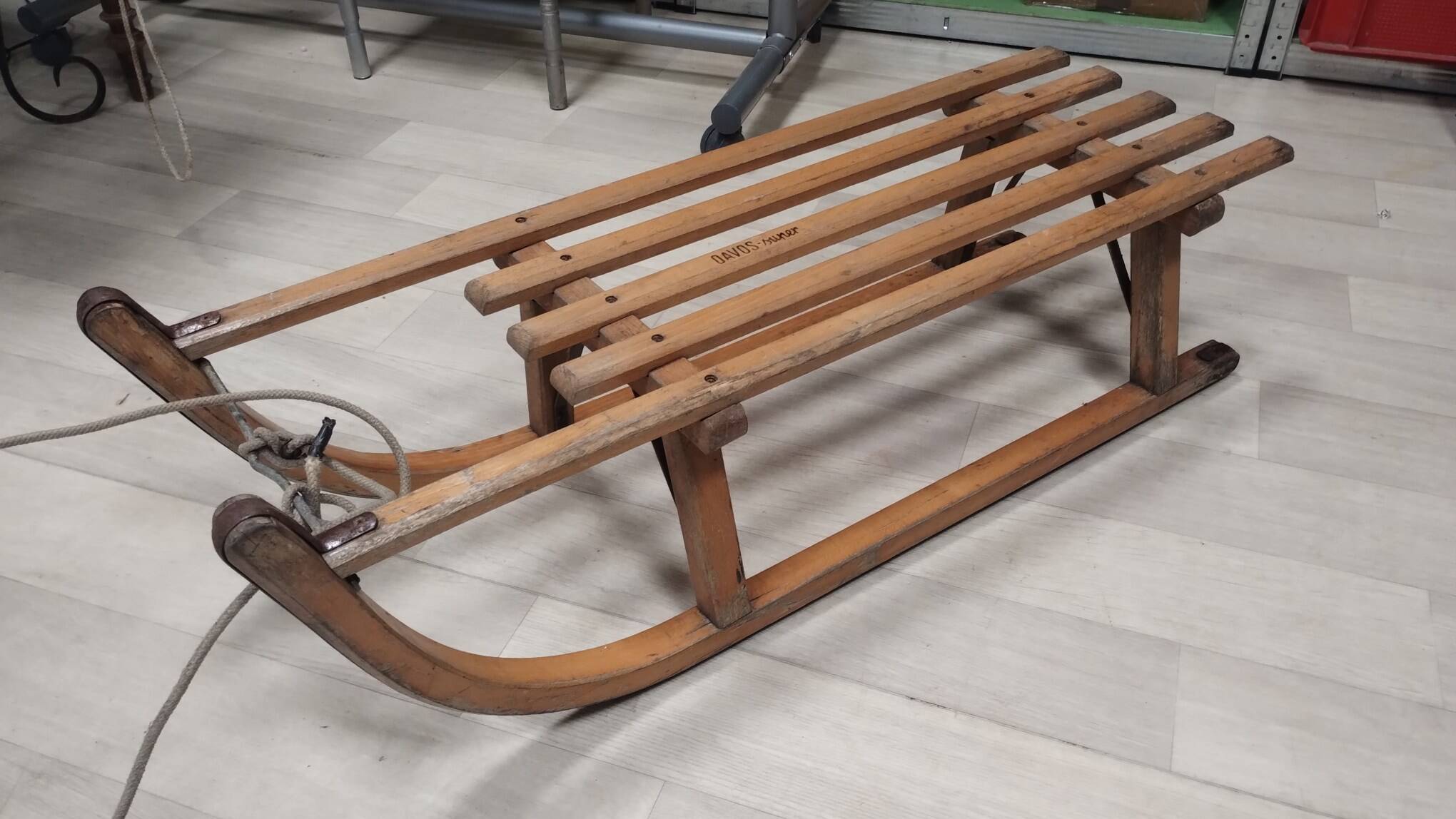 Luge vintage "Davos super"
