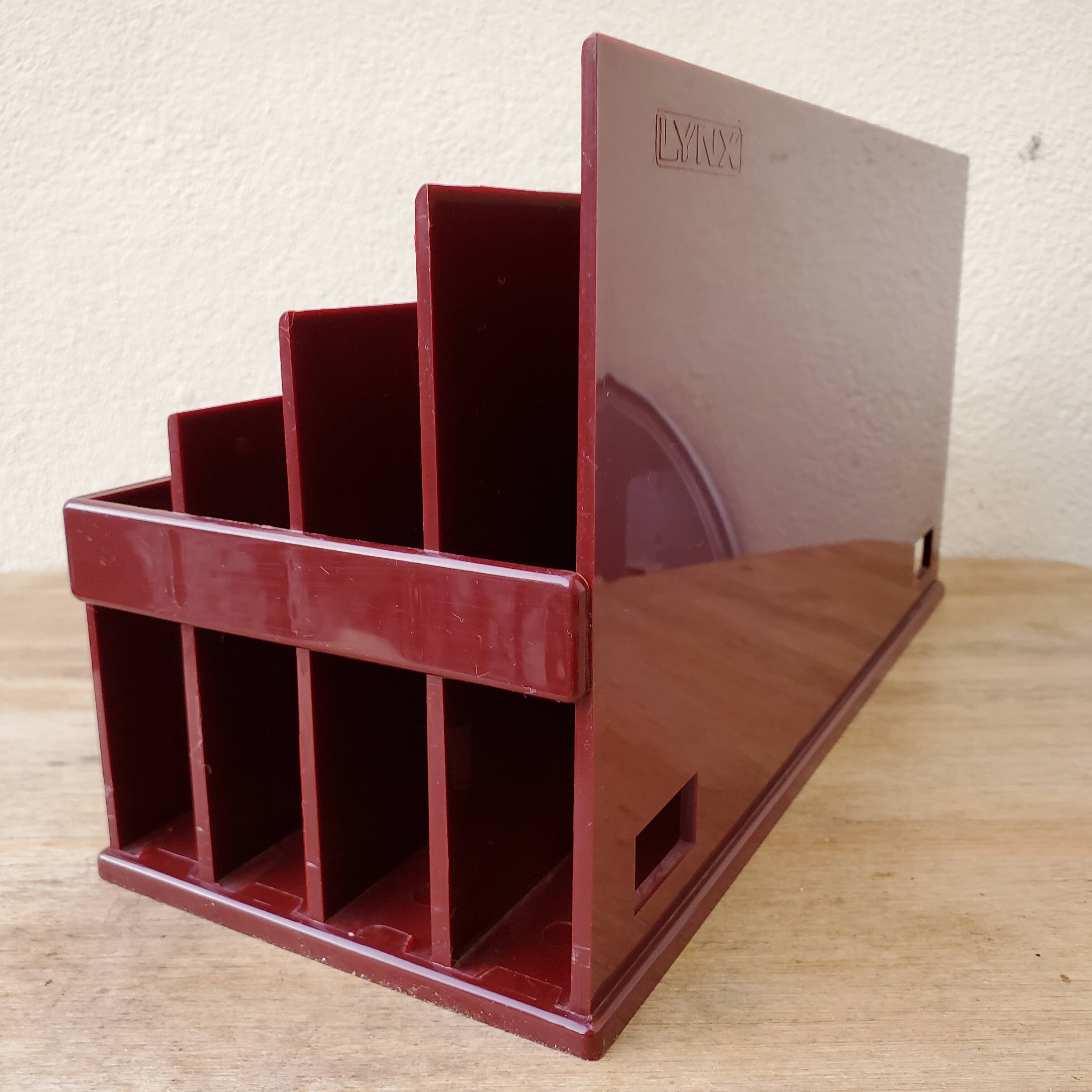 Sorter Lynx burgundy vintage 70's