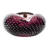 Mid-Century Modern Controlled Bubble Glass Ahtray
