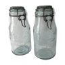 Pair of jars l'ideale "the queen" 1 litre