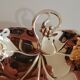 Silver leaf vine dish, silver-plated metal