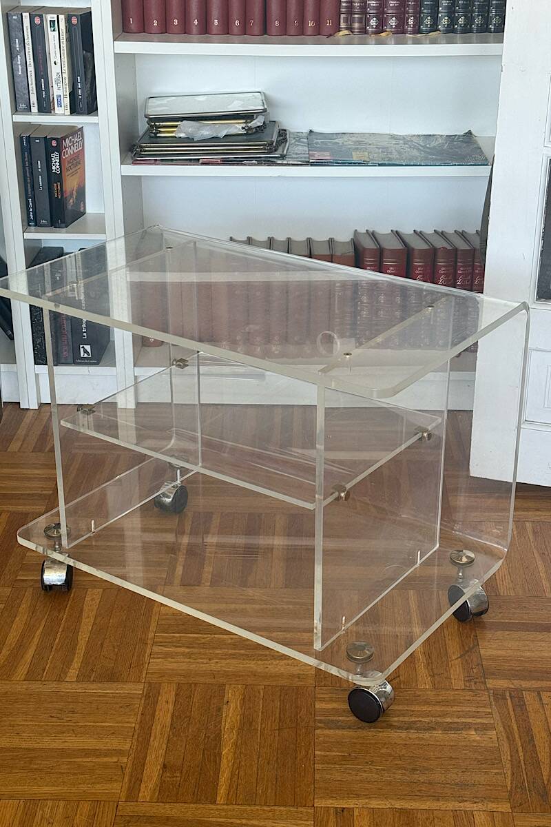 Plexiglass coffee table