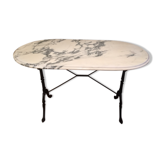 Table bistrot marbre