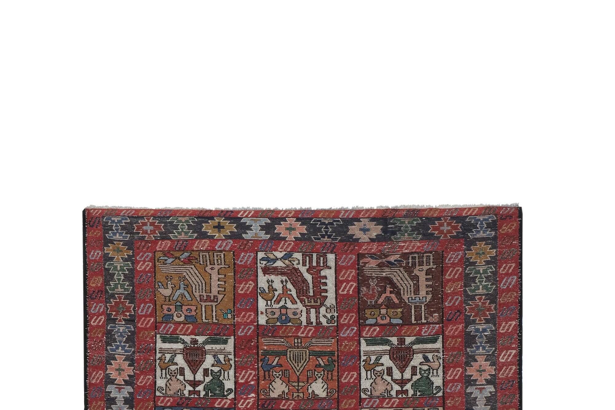 Tapis turc vintage fait main 120x185 cm