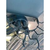 Contemporary Transparent Diamanted Murano Glass "Selle" Wall Sconces in Mazzega Style - A Pair