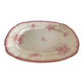 Large Watteau Sarreguemines dish