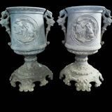 Decorative metal vase