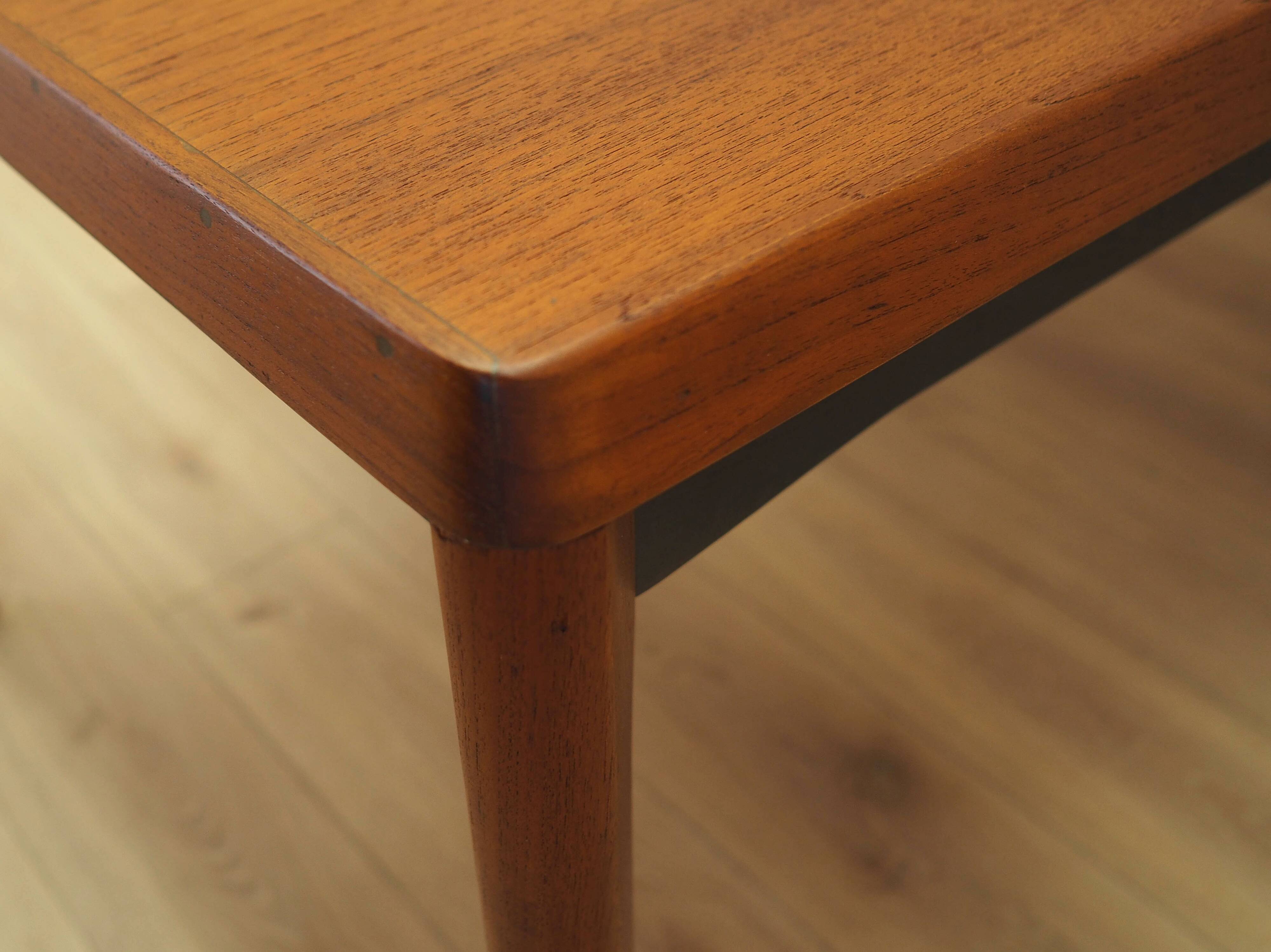 Teak extending dining table Henning Kjærnulf, Vejle, 1960s