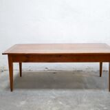 Vintage wooden farmhouse dining table