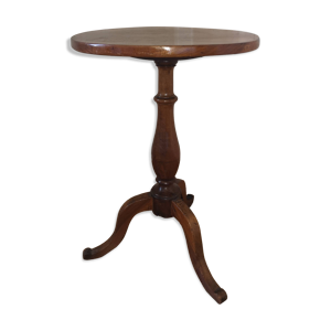 Guéridon ancien en bois - massif