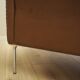 Brown leather sofa, Danish design, 1960s, manufactured by AS Vejen Polstermøbe