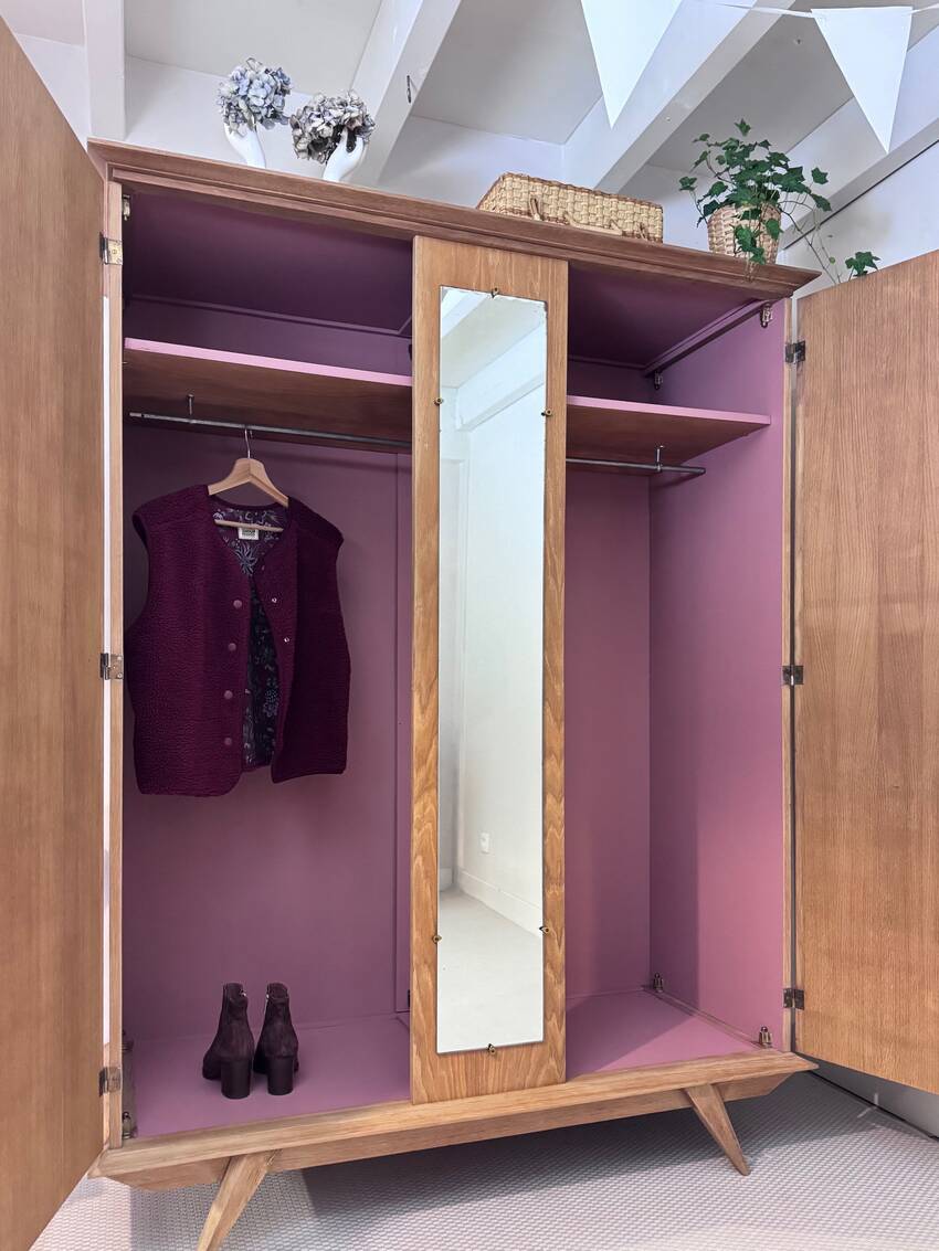 Restored vintage wardrobe