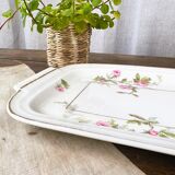 Cake dish "roses" Limoges