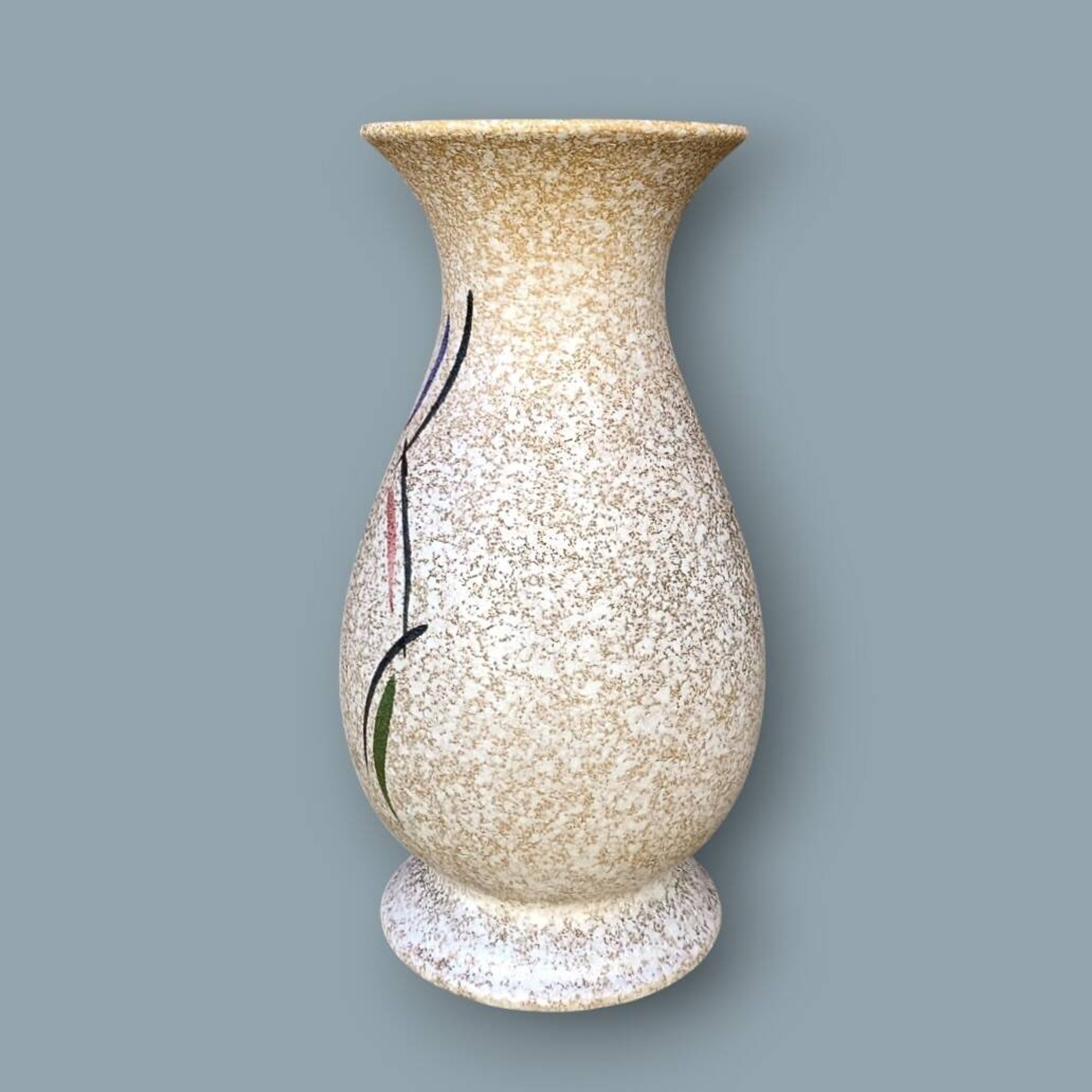 Vase moderniste Scheurich Keramik 215-33 - West Germany