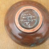 Ceramic ashtray montgolfier yvan roy workshop -