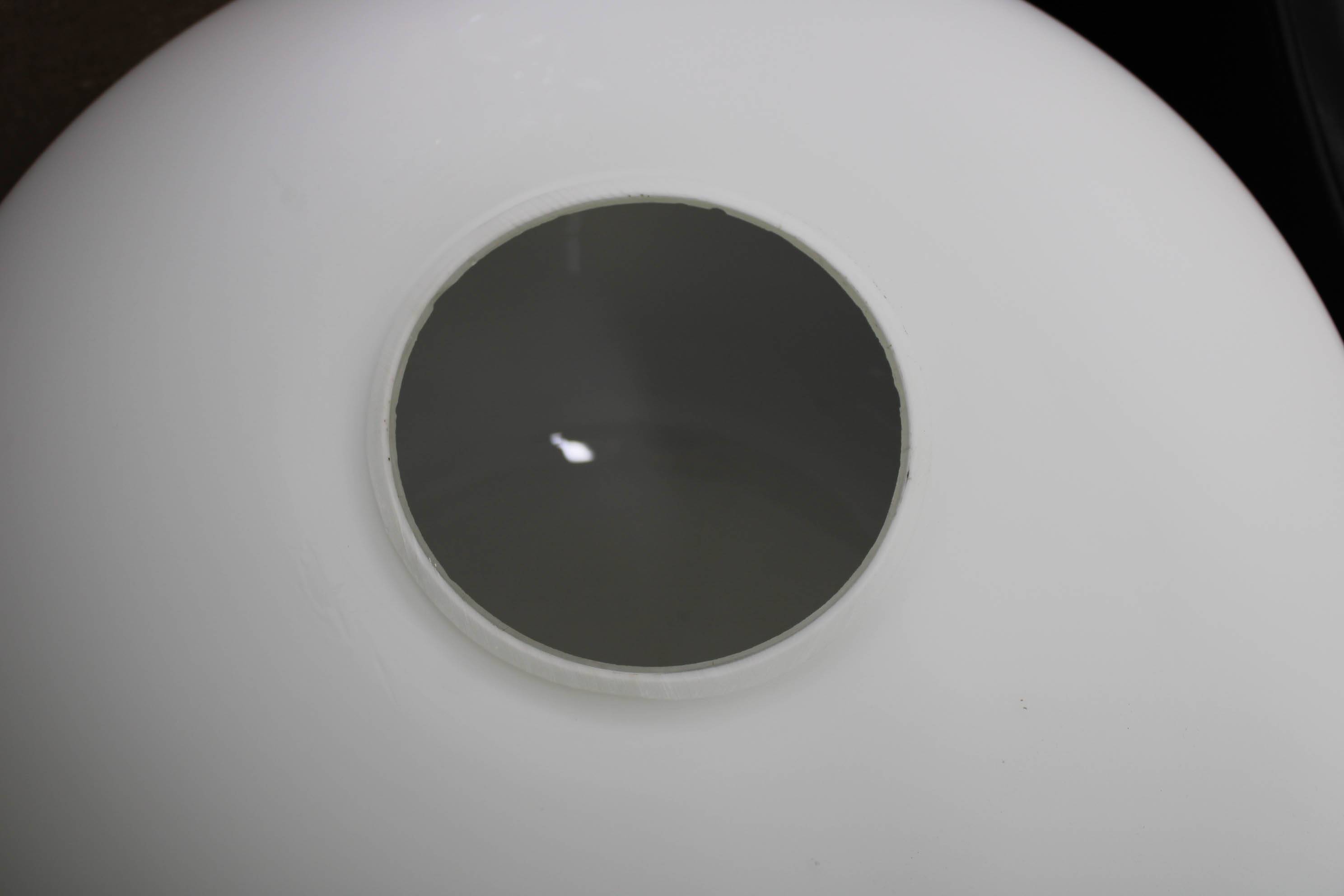 Huge Blown Glass Floor Lamp, Czechoslovakia, 1950s