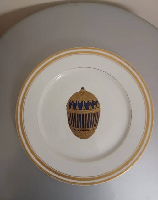Fabergé decorative plate, private collection