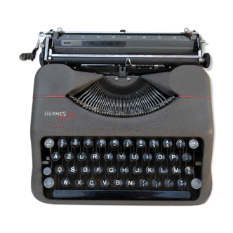 Typewriter Hermes Baby black  1950