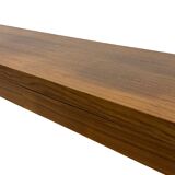 Vintage low sideboard with drawers 70's walnut veneer design