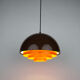 Danish vintage pendant lamp Milieu by Jo Hammerborg, Fog og Morup, 1970s