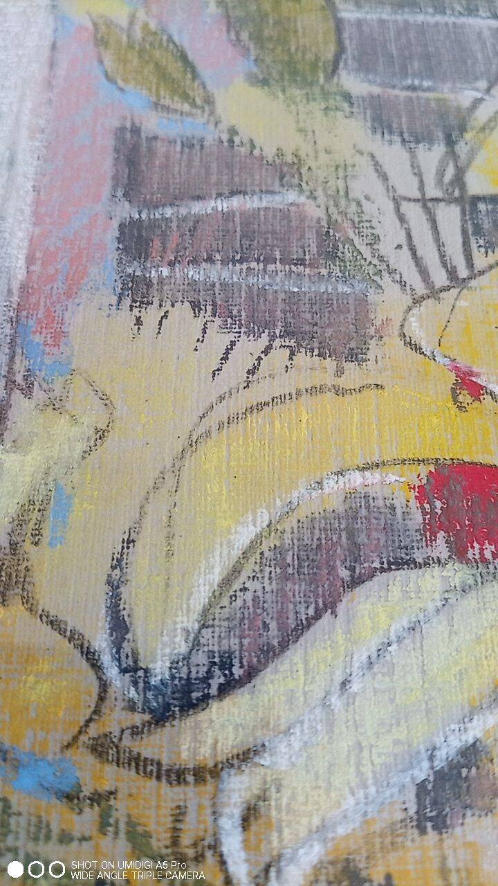 Pastel - Christine Delessert - 48 x 34 cm - bouquet of flowers