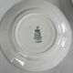 Lot of 6 blue-green ironstone plates, antique French earthenware.