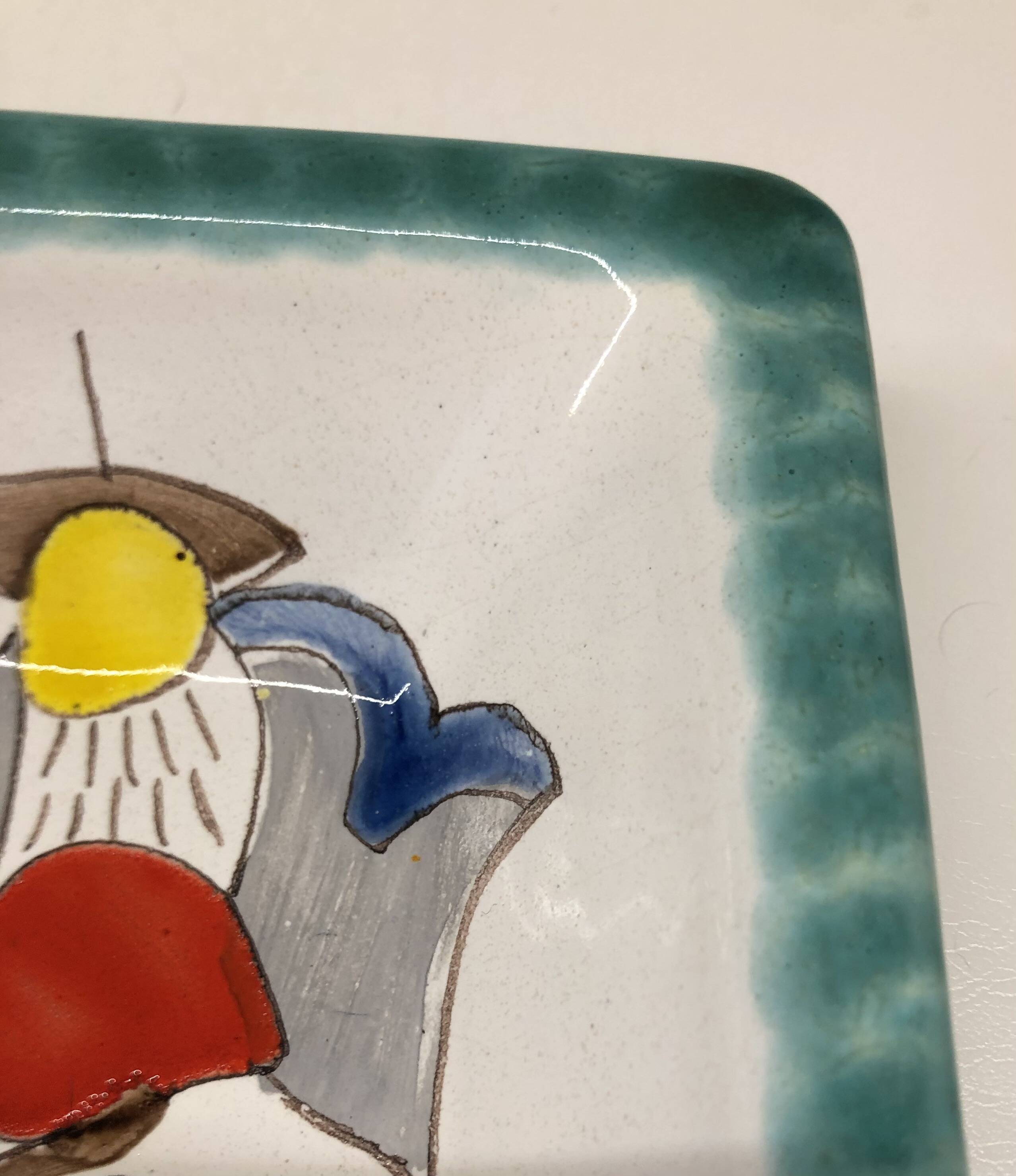 Italian ceramic empty pocket by Desimone