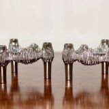 Pair of Vintage Brutalist Style Candle Holder by Stoff Nagel