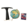 Globe lumineux Taride 1960- mappemonde en verre