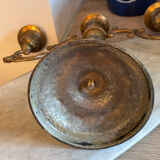 Big bronze candleholder