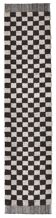 2x10 Checkered Moroccan Runner Rug 70x303Cm